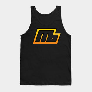 Virgo Gold Gradient Outline Tank Top